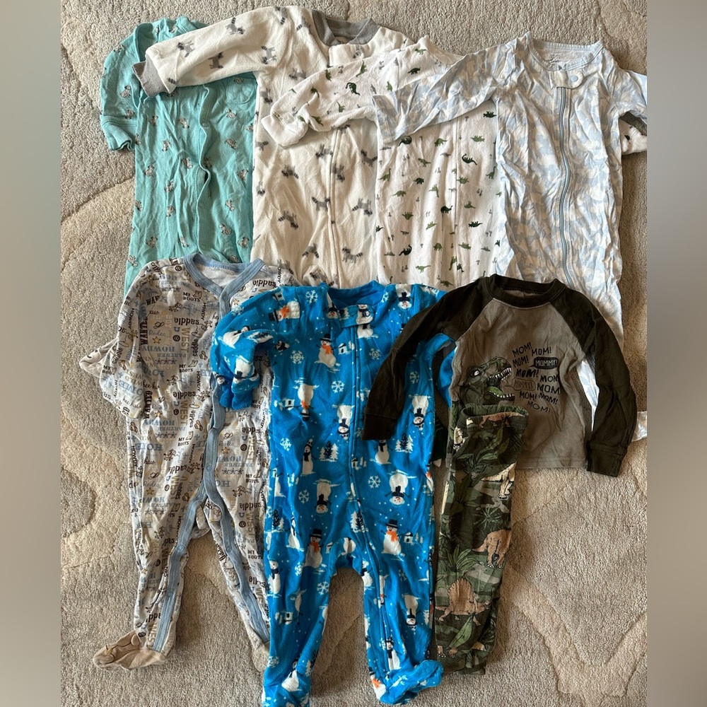 Lot of Boys’ Sleepers/Pajamas - Size 9m